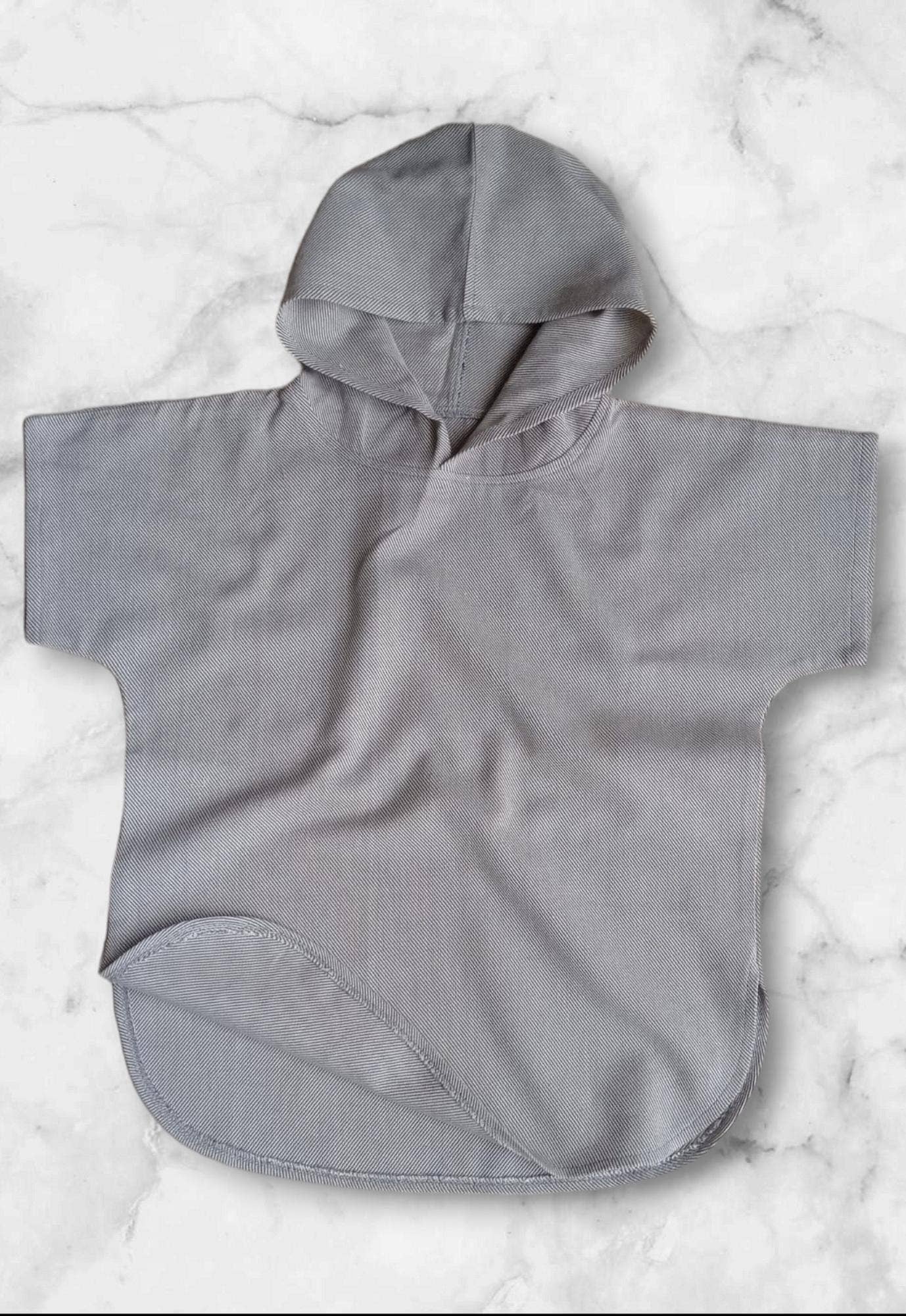 Kids Summer Hooded Poncho Surf Changing Swimming Beach Towel