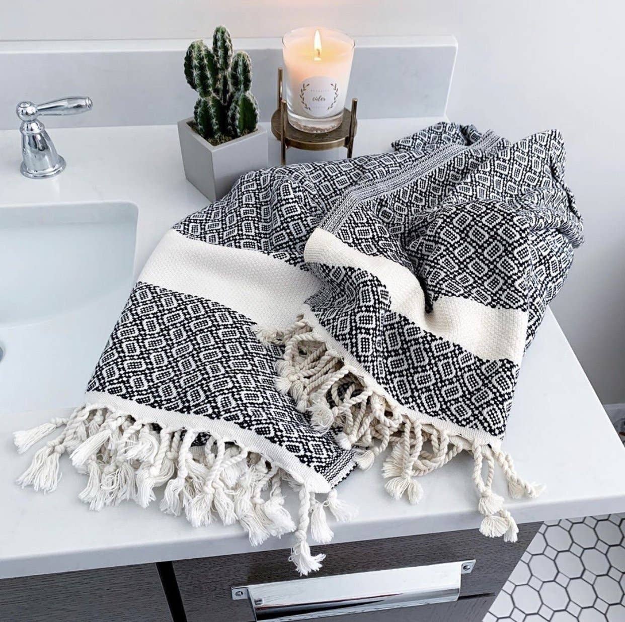 Adrian 100% Turkish Cotton Beach/Bath Towel