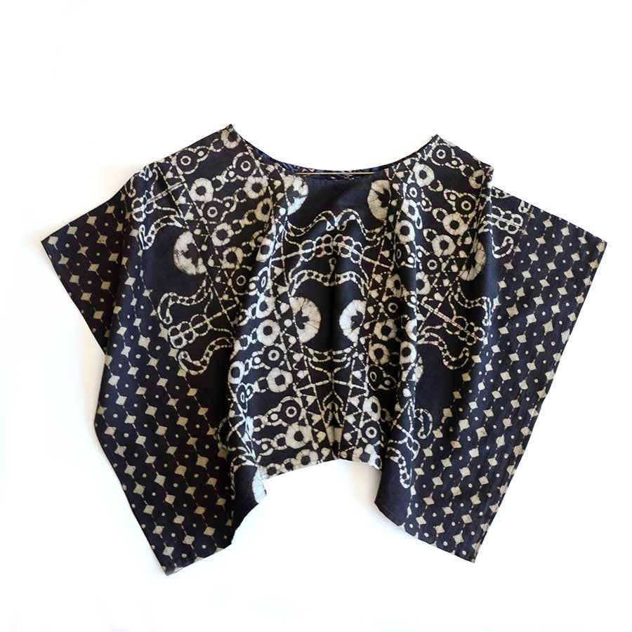 Lightweight Travel Friendly Crop Top for Women | Black Lux