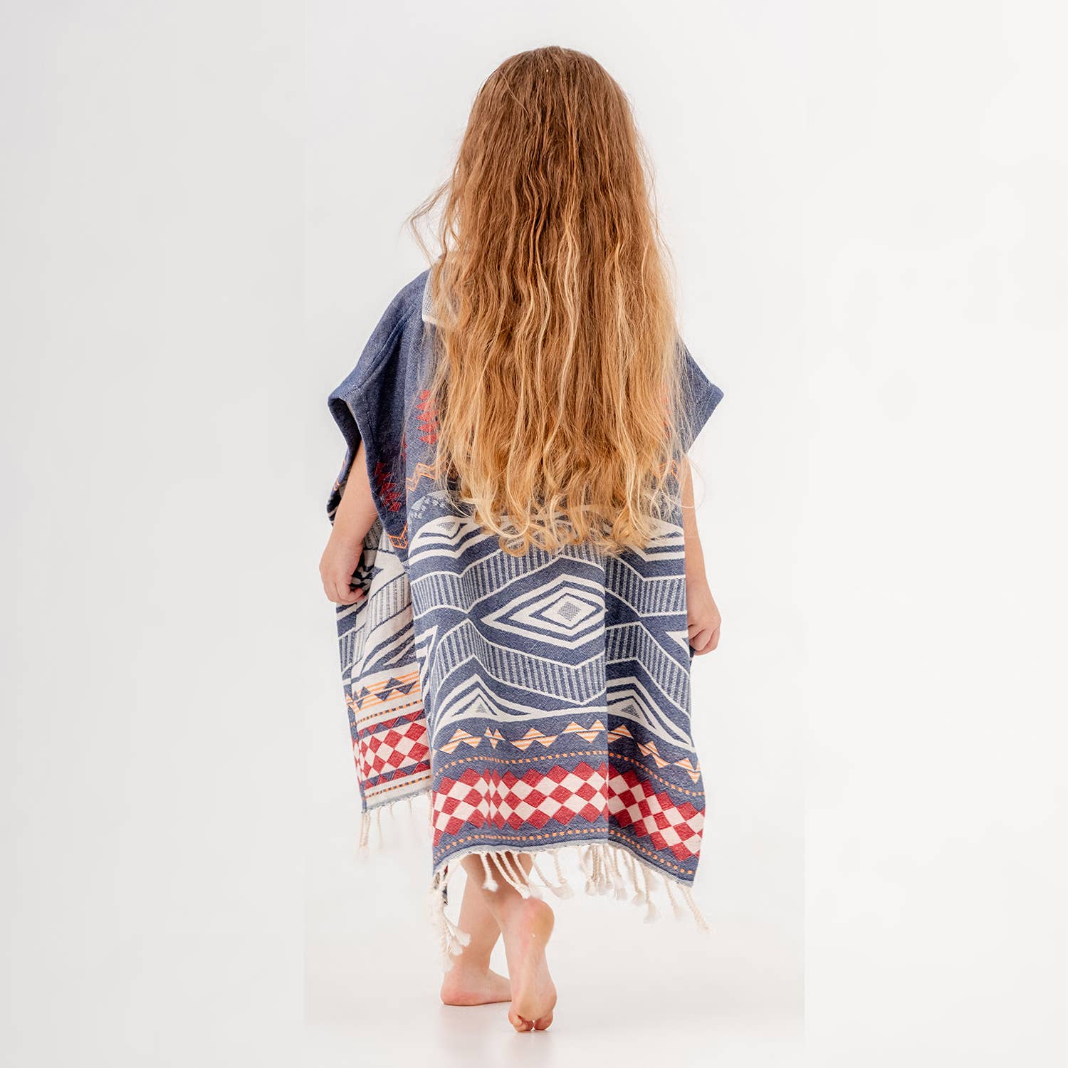 Kid Hooded Poncho Surf Changing Swimming Beach Towel Shower