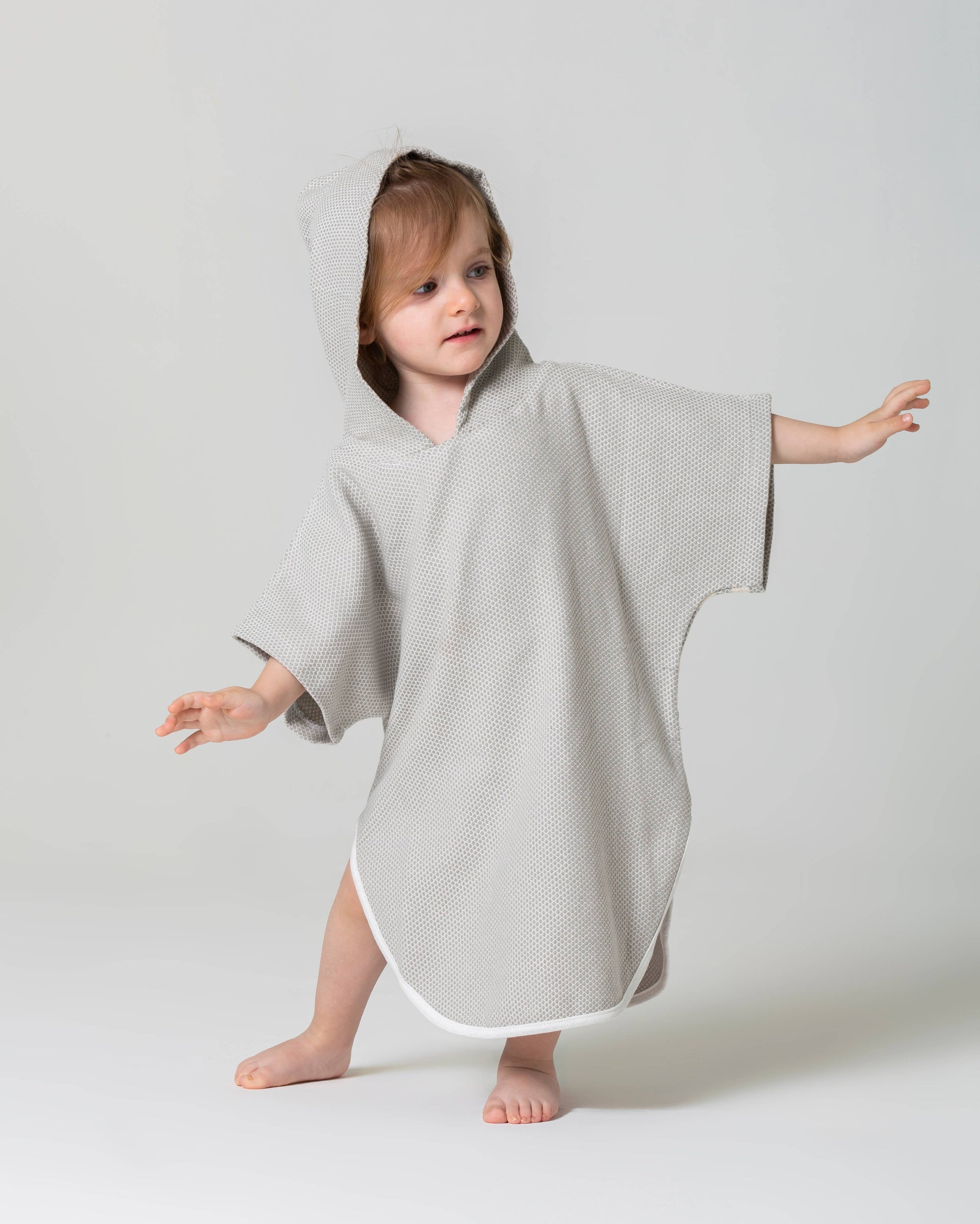 Kids Summer Hooded Poncho Surf Changing Swimming Beach Towel