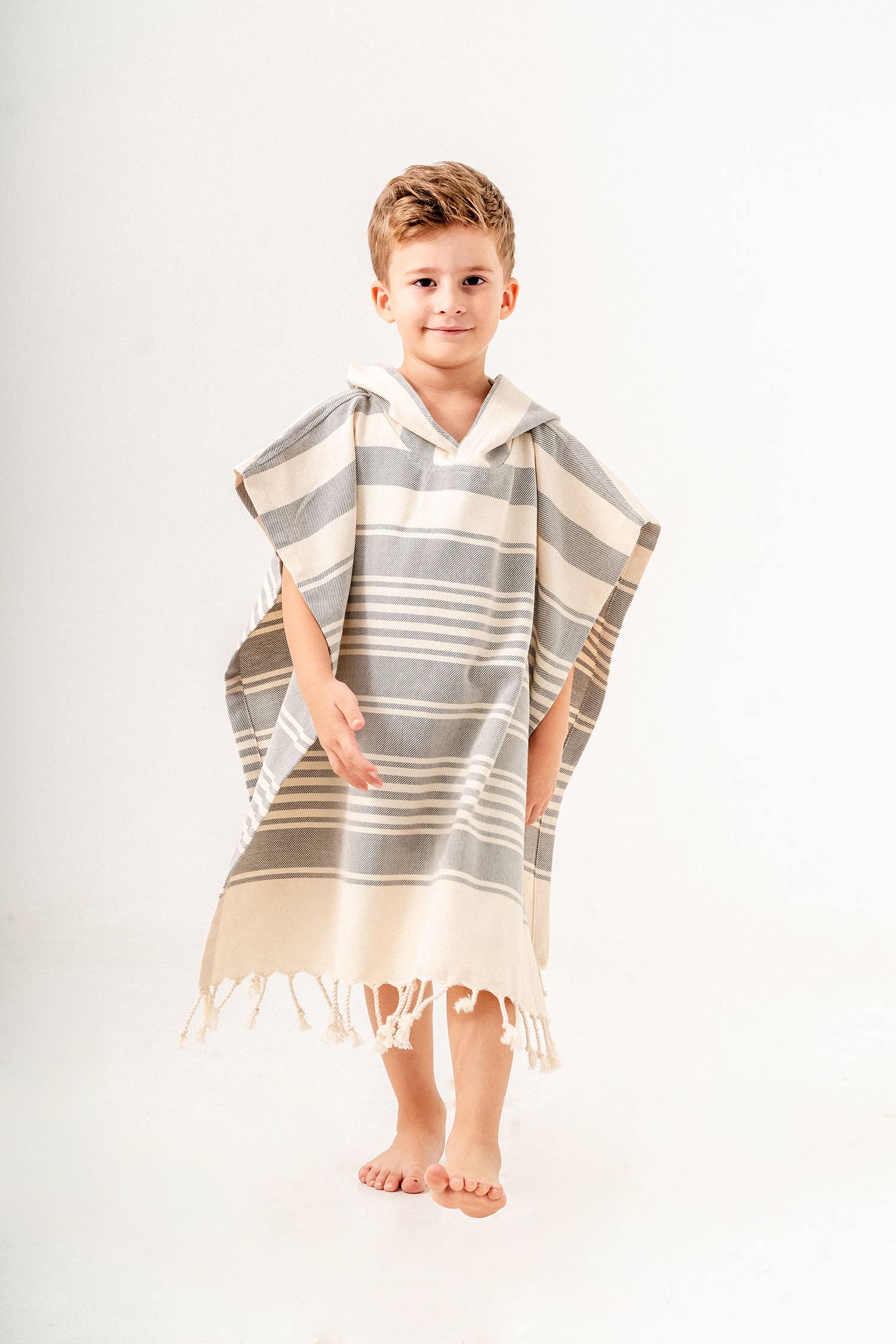 Kid Hooded Poncho Surf Changing Swimming Beach Towel Toddler