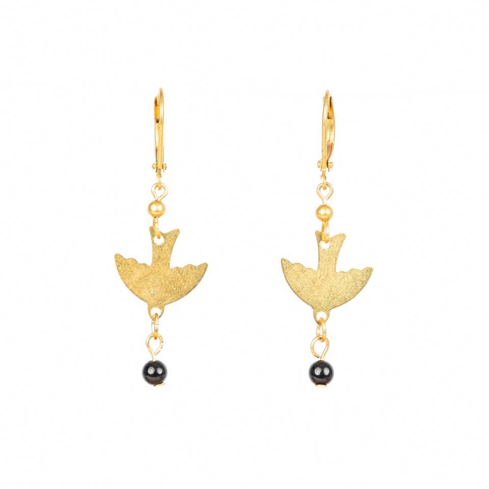 Bird & Stone Fruit Earrings