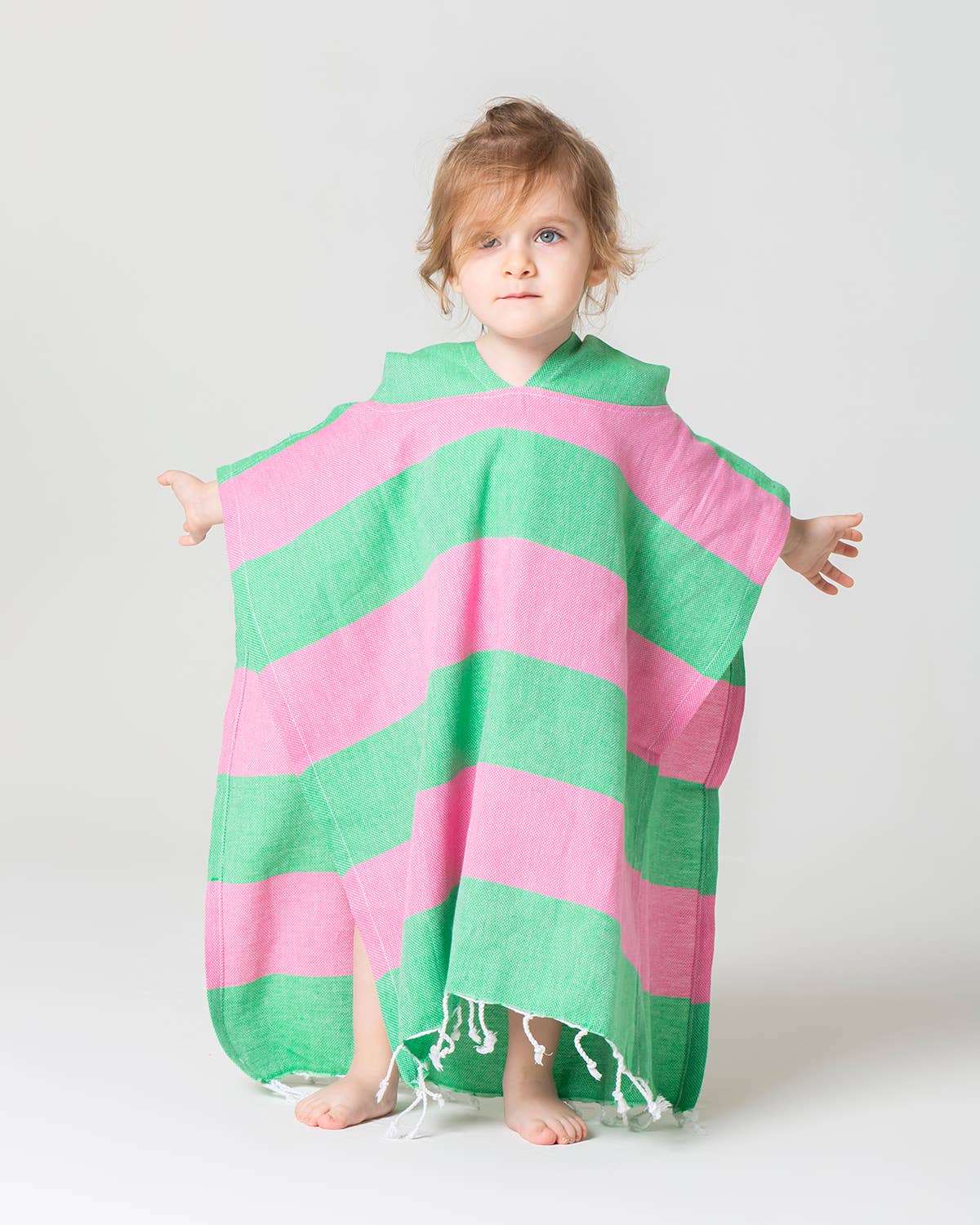 Kids Summer Hooded Poncho Changing Swimming Beach Baby Towel