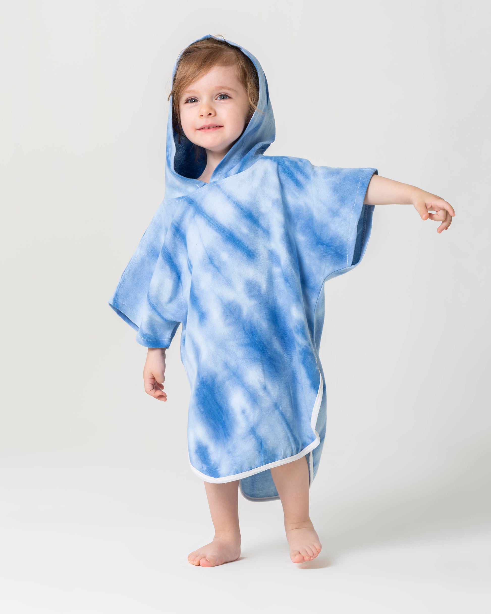 Kids Summer Hooded Poncho Surf Changing Swimming Beach Towel