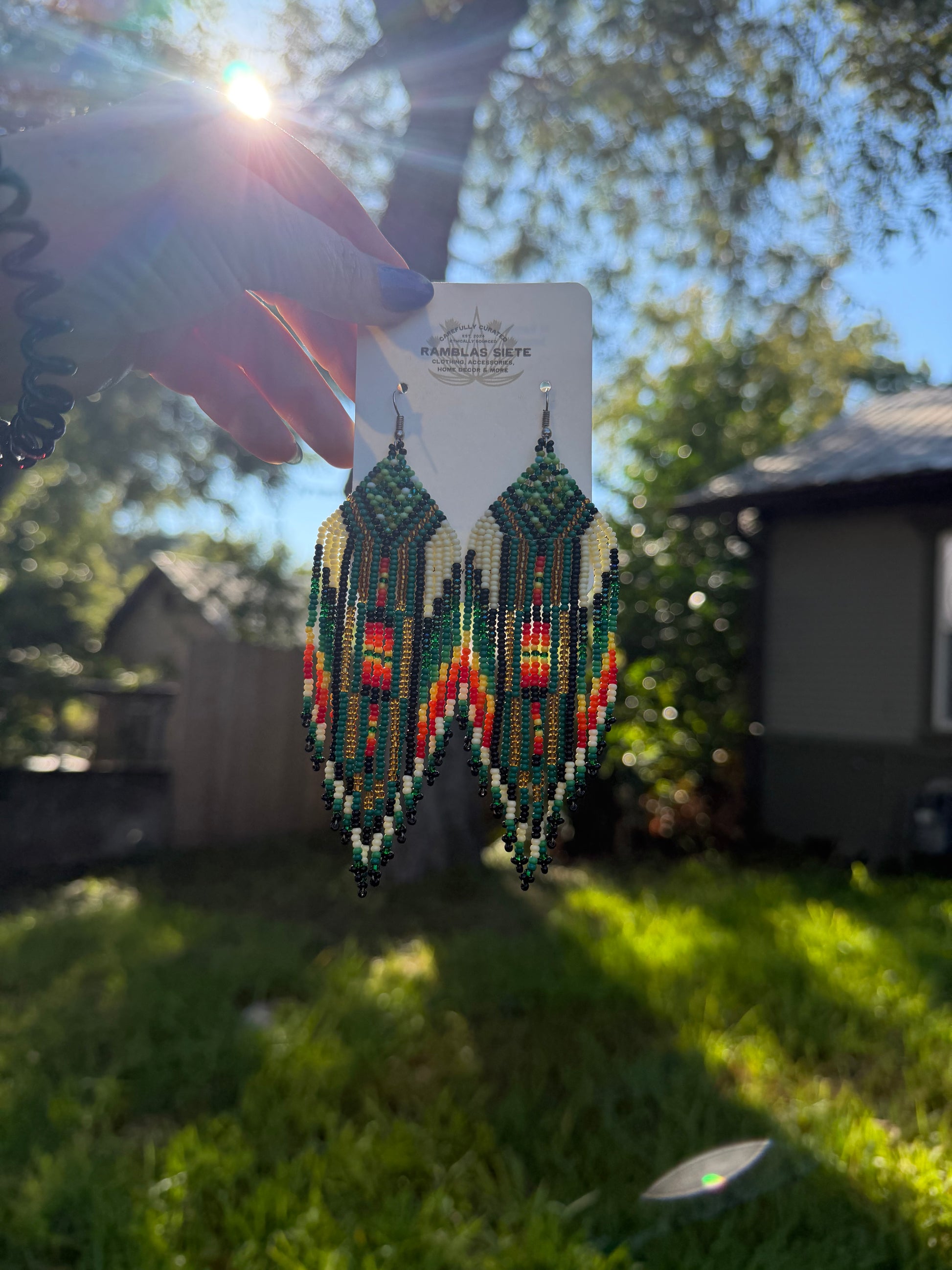 Glassbeaded Earrings