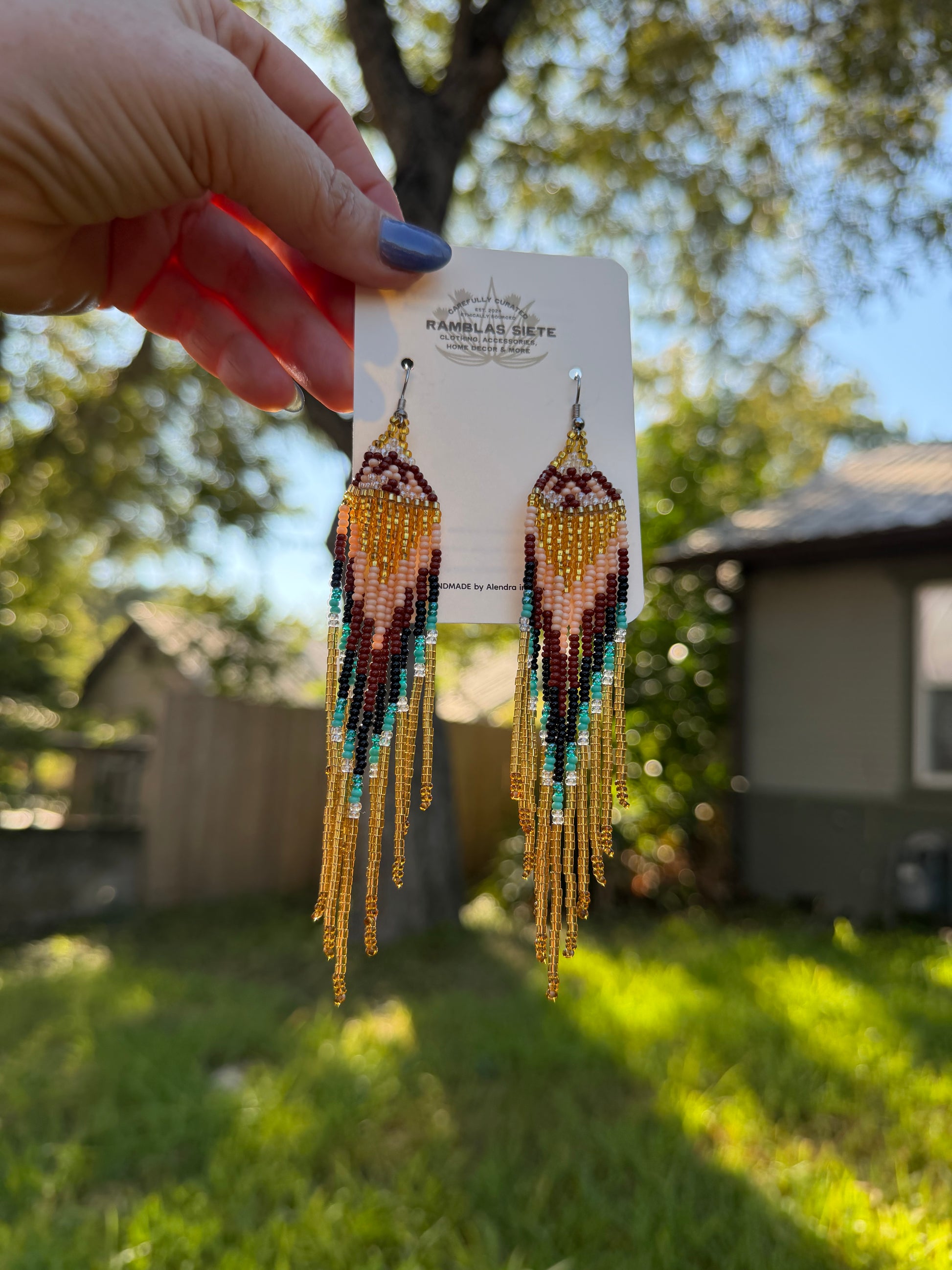 Glassbeaded Earrings