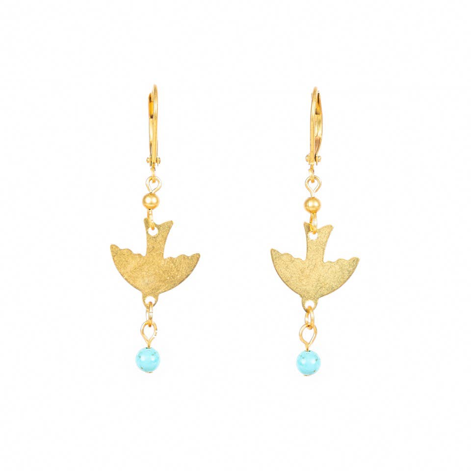 Bird & Stone Fruit Earrings
