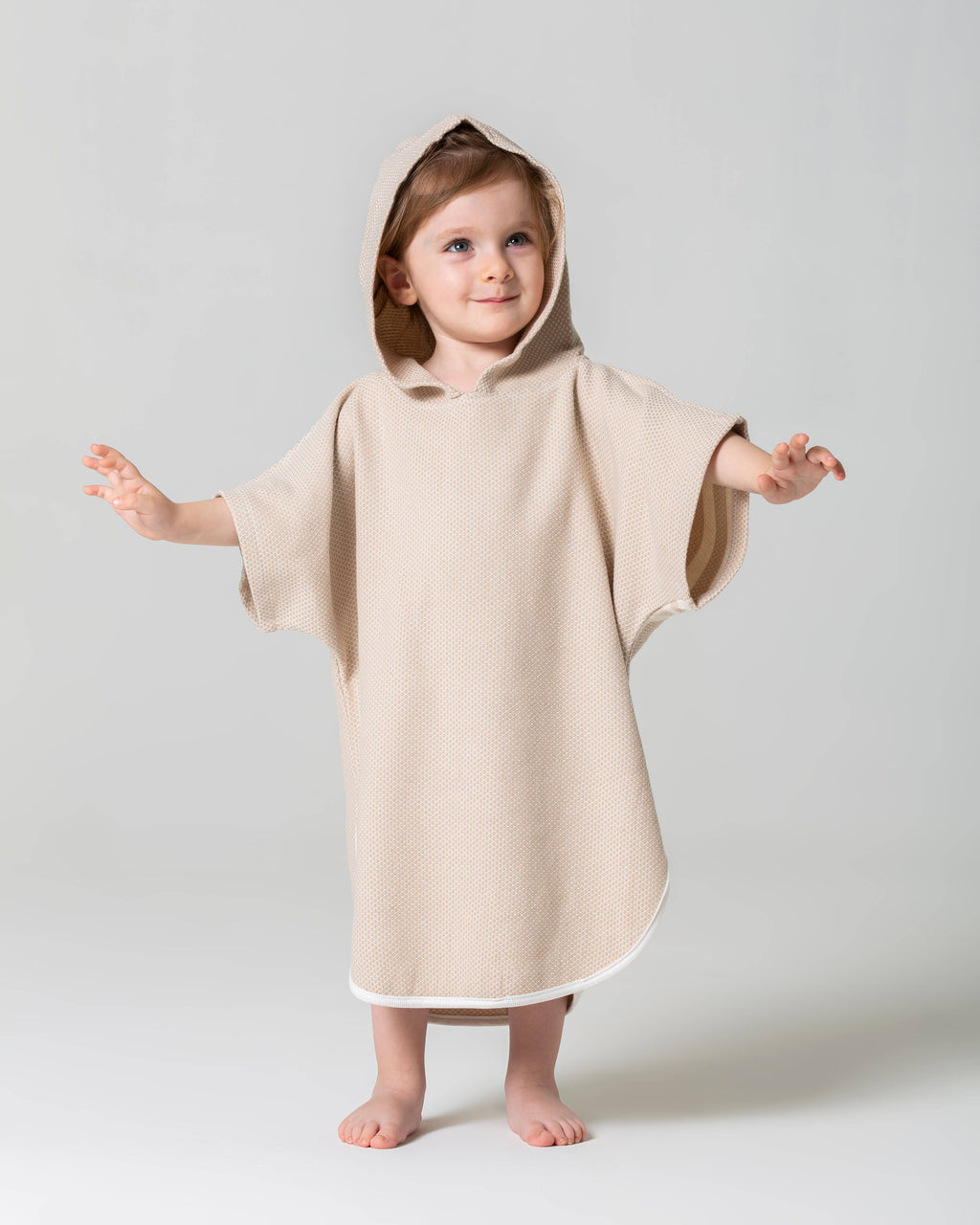 Kids Summer Hooded Poncho Surf Changing Swimming Beach Towel
