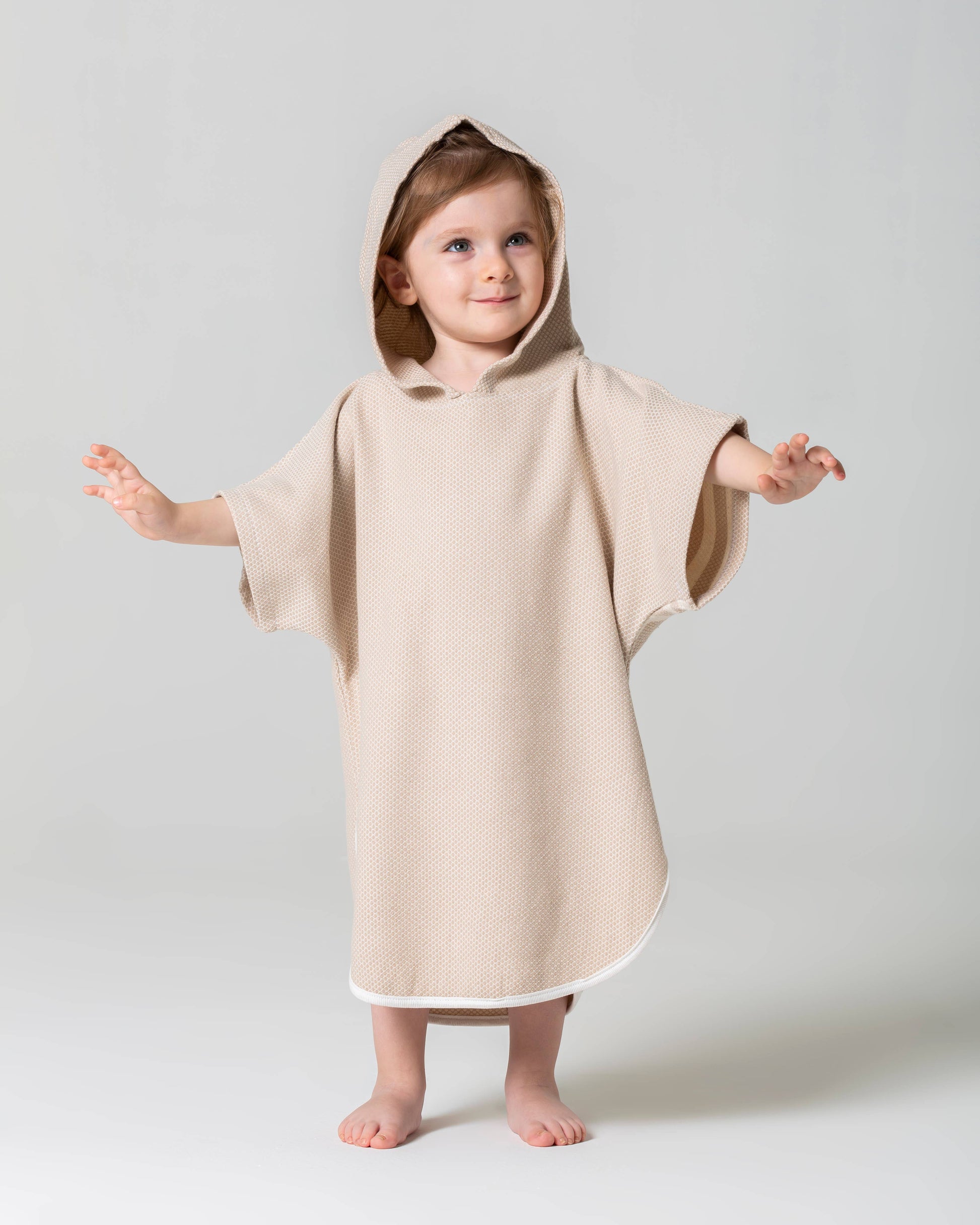 Kids Summer Hooded Poncho Surf Changing Swimming Beach Towel