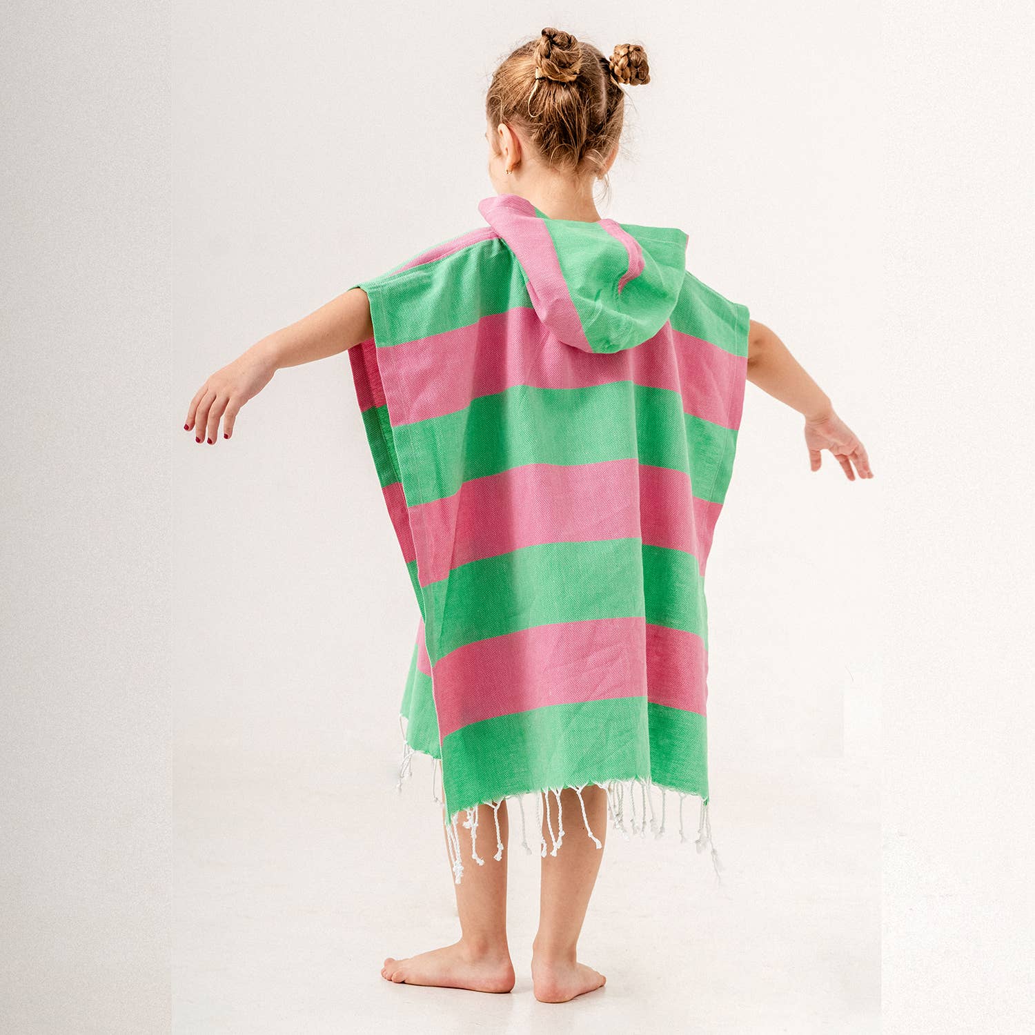 Kids Summer Hooded Poncho Changing Swimming Beach Baby Towel
