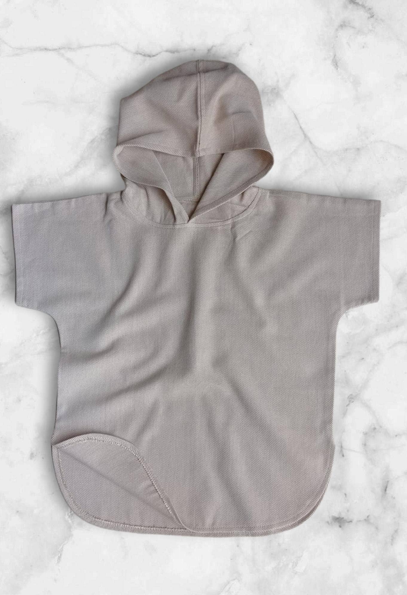 Kids Summer Hooded Poncho Surf Changing Swimming Beach Towel